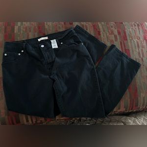 Women’s Levi’s 550 Relaxed Boot Cut Jeans Size 14 Black